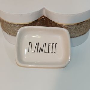 Rae Dunn "FLAWLESS" Trinkets Tray